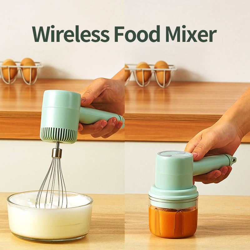 3 in 1 rechargeable kitchen tool, chopper, blender beater Images